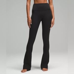 Black Lululemon Groove SHR Flared Pant Nulu size 8